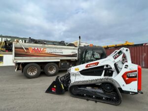 White T590 Bobcat Wheel Loader from FSR Equip